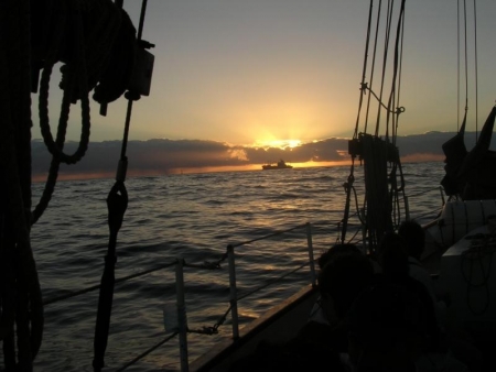 Sunset cruise in Capetown