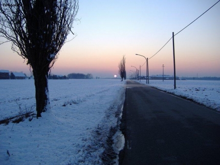 neve in campagna