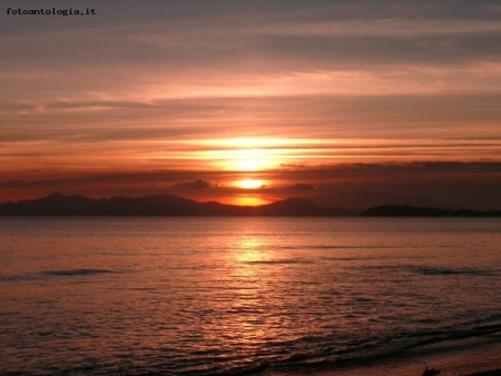 mare al tramonto