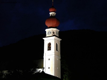 campanile by night