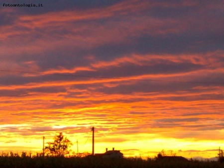 TRAMONTO DA CASA