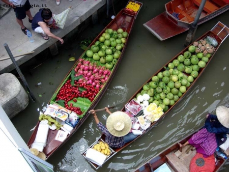 Thailandia mercato galleggiante - agosto 2006