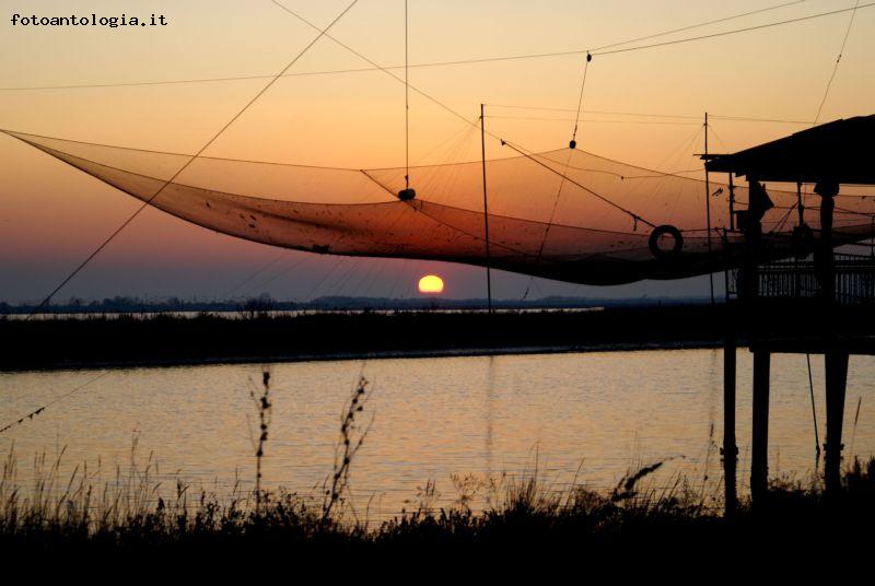 tramonto in valle