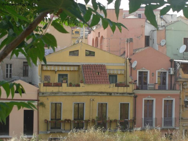 scorcio del rione stampace a cagliari