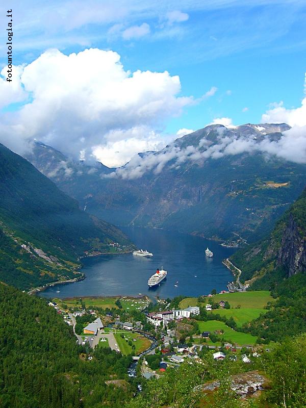 transatlantici nel Geriangerfjord