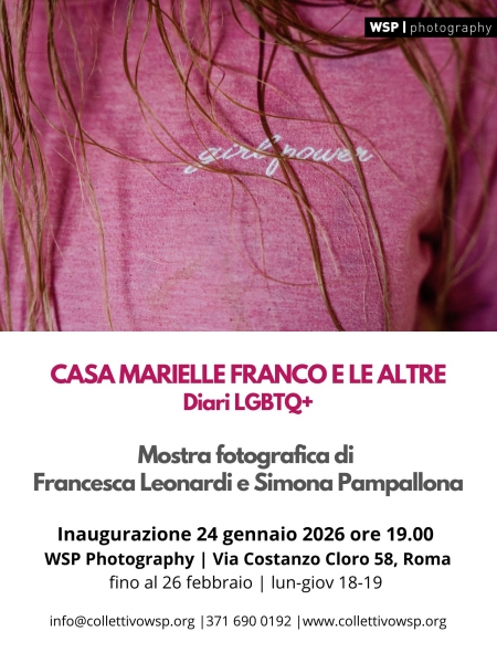 Casa Marielle Franco e le altre. Diari LGBTQ+. Inaugurazione mostra fotografica