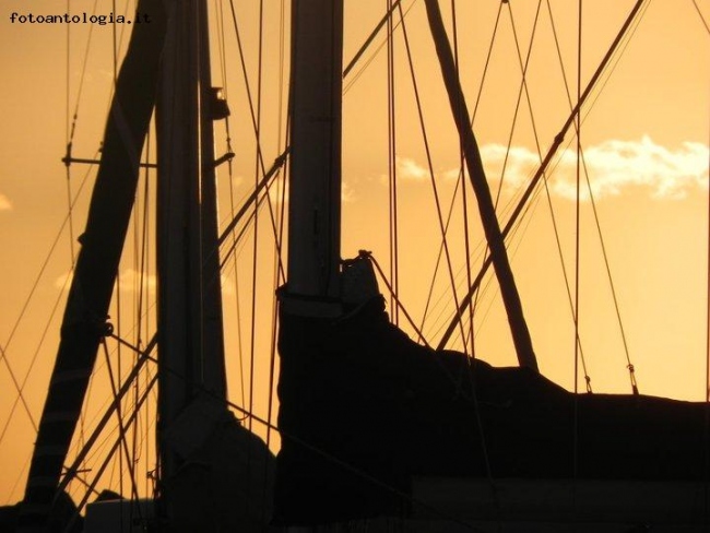 Tramonto di ostia