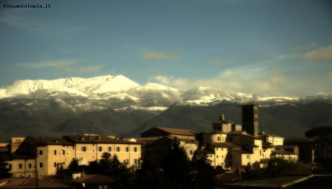 ...veduta mattutina del Terminillo..