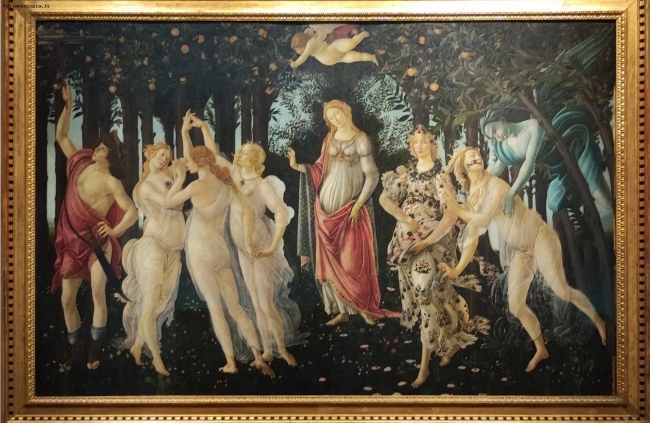 Firenze - Uffizi - Botticelli - La Primavera, foto di rosariov