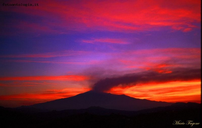 Alba sull'Etna