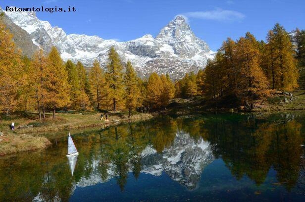 Lago Blu in Autunno