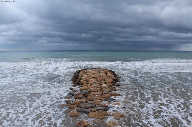 ... in arrivo il temporale a Laigueglia