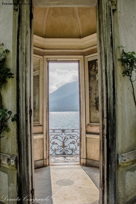 Scorcio del lago di Lecco da Villa Monastero