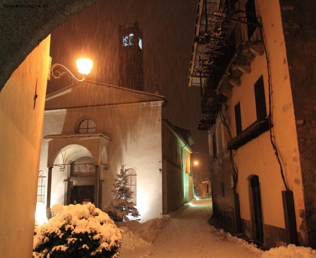 Neve in centro storico