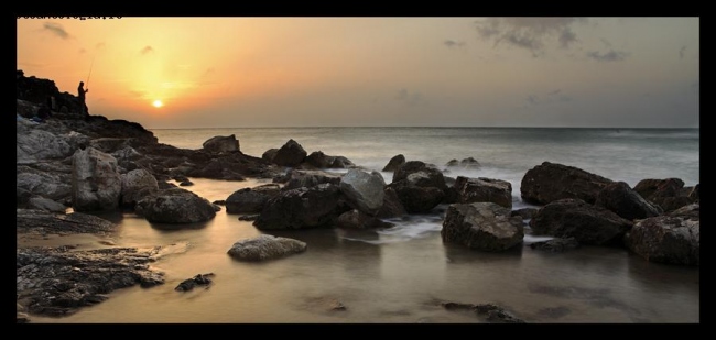 Il pescatore al tramonto