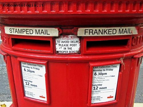 Red pillar box