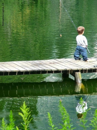 cucciolo di pescatore