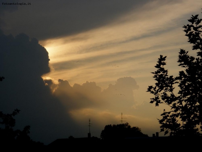 il sole si nasconde...