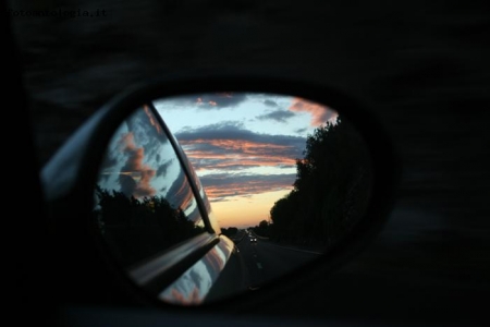 tramonto riflesso