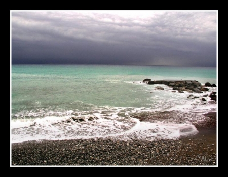 Temporale sul mare