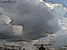 Prossima Foto: beach umbrellas and clouds 2