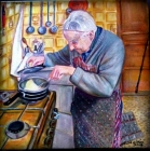 Foto Precedente: nonna pierina olio  su  tela 40x40