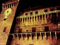Prossima Foto: Prospettiva del castello a Ferrara