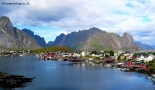 Reine in Lofoten Sky line