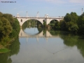 Ponte milvio, veduta sul Tevere